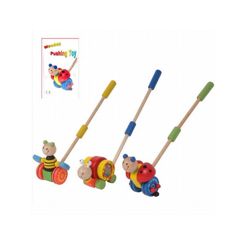 Wooden Pushing Toy - Boxed