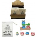Wooden Owl Balance Tower Game