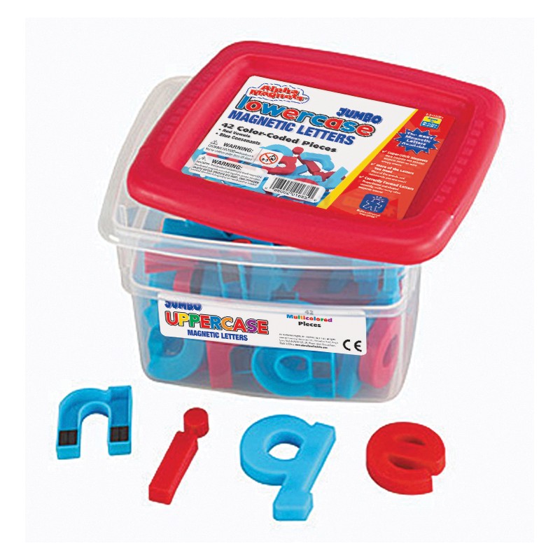 Jumbo Color-Coded AlphaMagnets® and MathMagnets®