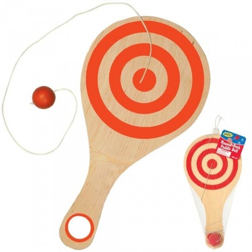 Bounce-Back Paddle Ball