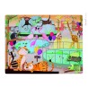 Tactile Puzzle 'A Day at the Zoo' - 20pcs