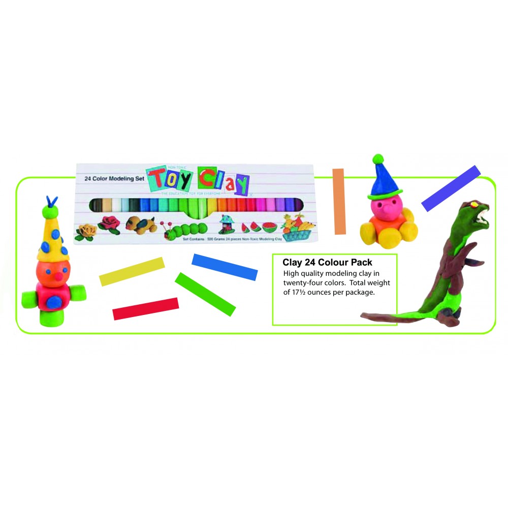 toysmith rainbow modeling clay