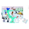 Janods- Tactile Puzzle 'Life on Ice' - 20pcs