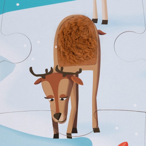 Tactile Puzzle 'Life on Ice' - 20pcs