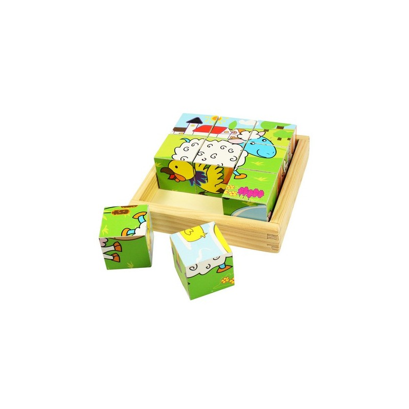 Animal Cube Puzzle