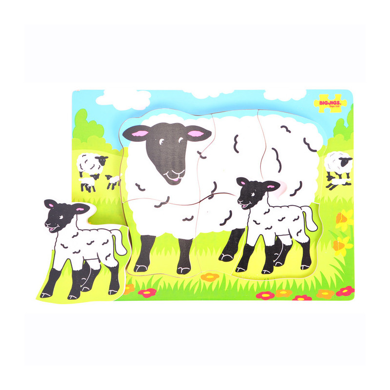Chunky Puzzle Sheep and Lamb
