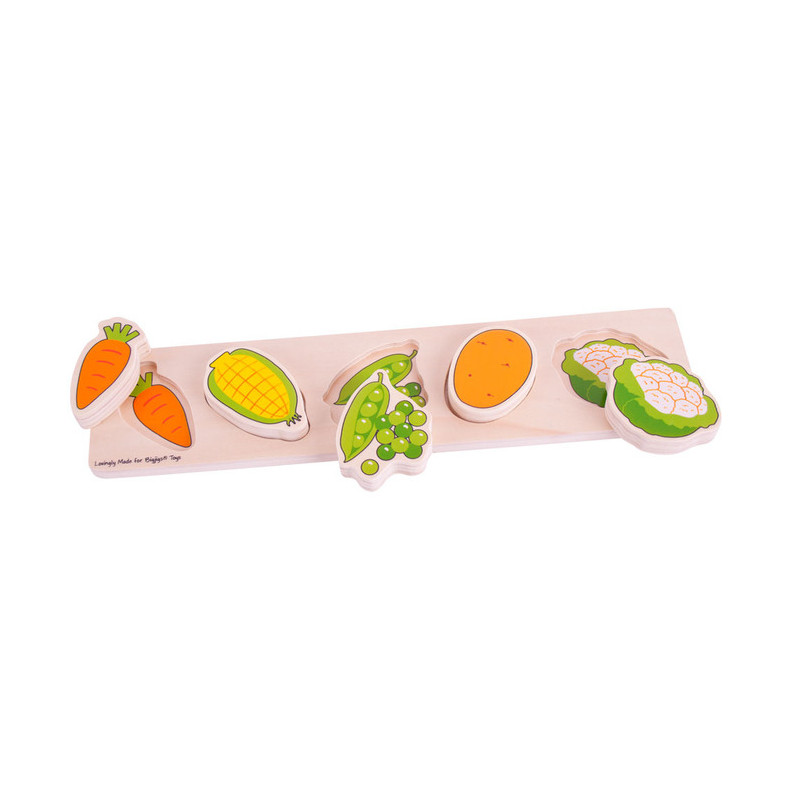 Chunky Lift and Match Vegetable Puzzle