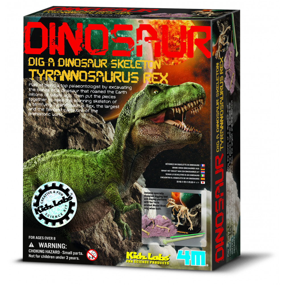 kidz labs dig a glow dinosaur
