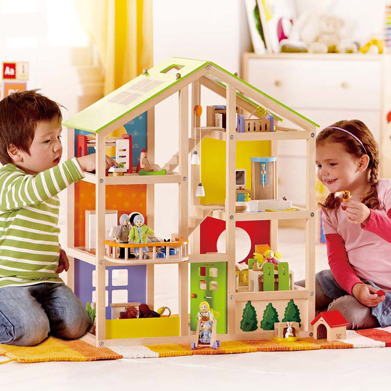 All Seasons Wooden Doll House (Furnished)