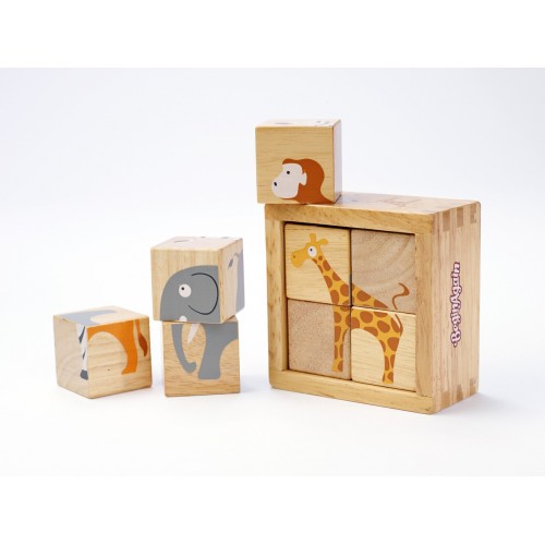 Buddy Blocks - Safari Cube Animals