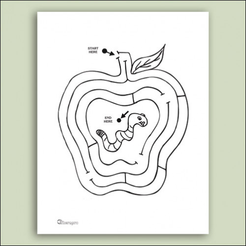 Raised Line Seasonal Mazes Set
