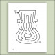 Raised Line Seasonal Mazes Set