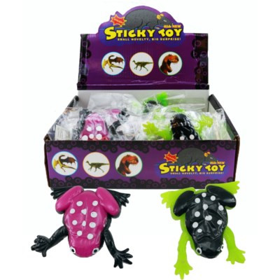 sticky frog toy