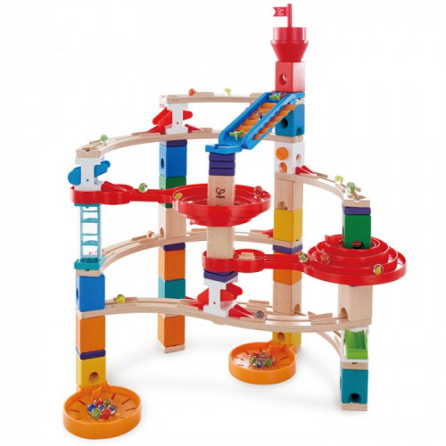 hape quadrilla race to the finish marble run