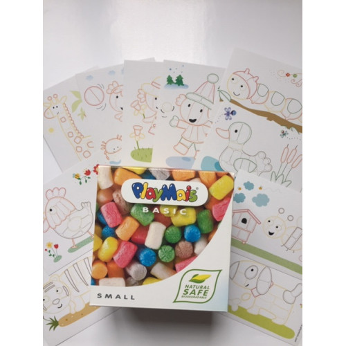 PlayMais Combo Small (150 pcs) & 12 Design Cards