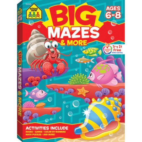 Big Workbook Mazes  (Grades 1-3)