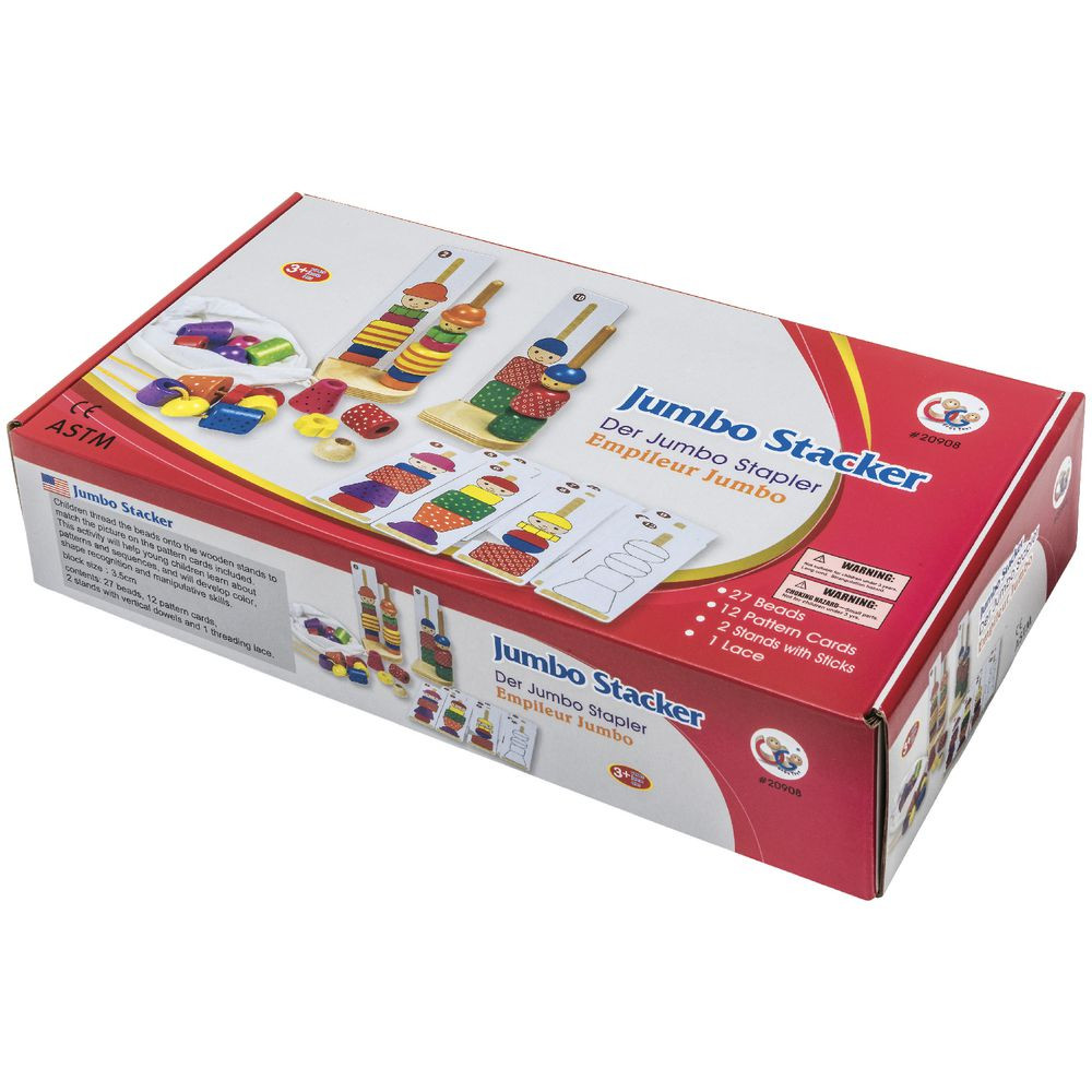 jumbo wooden stacker