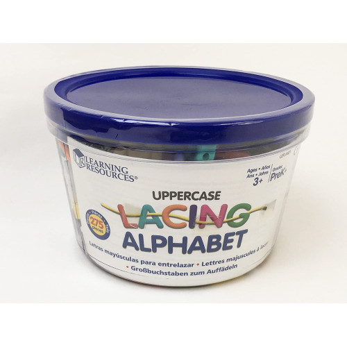 Uppercase Lacing Alphabet