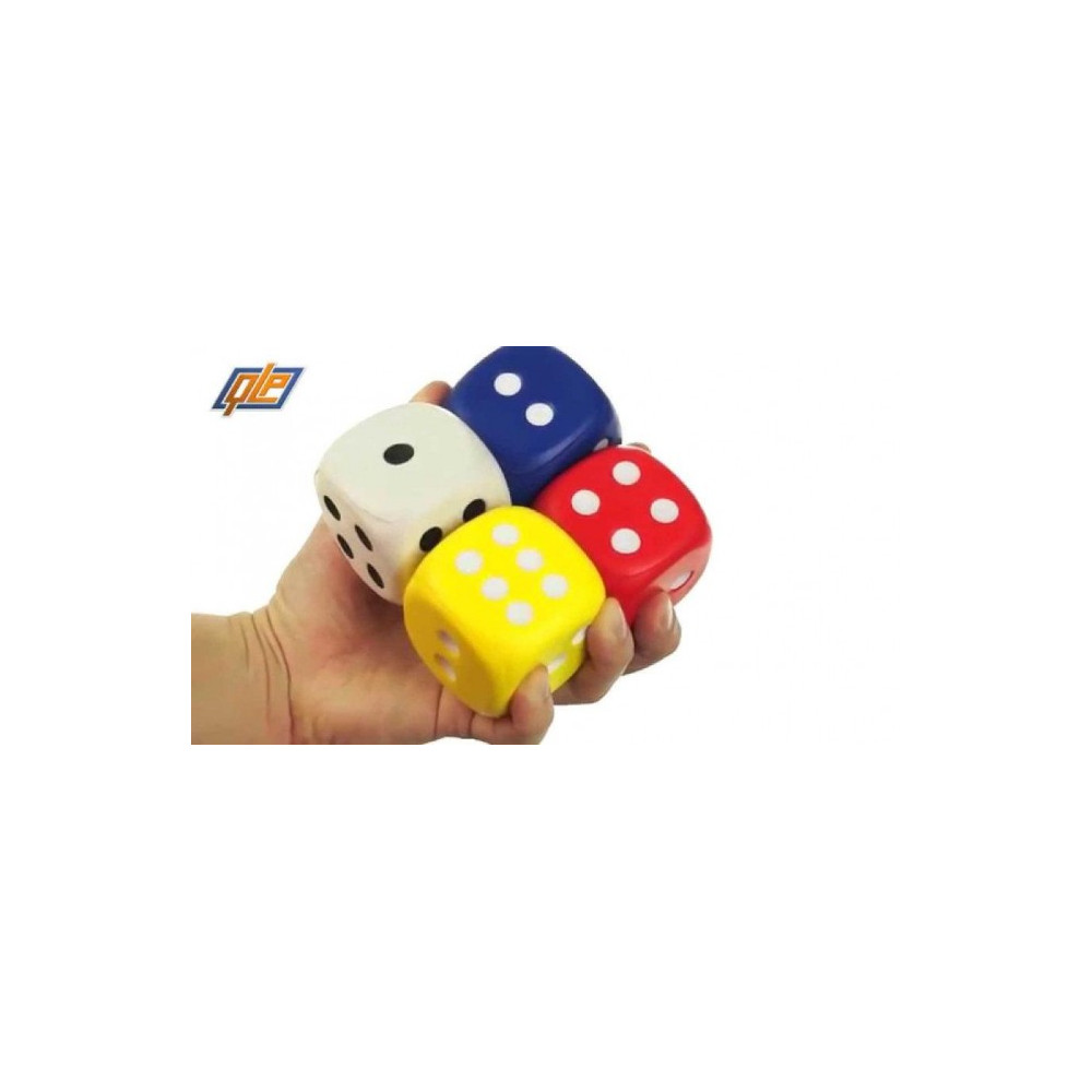 2 Stress Squishable Dice Balls