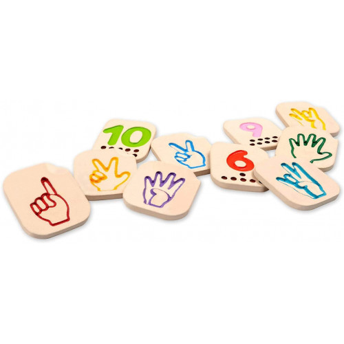 Hand Sign Numbers 1-10