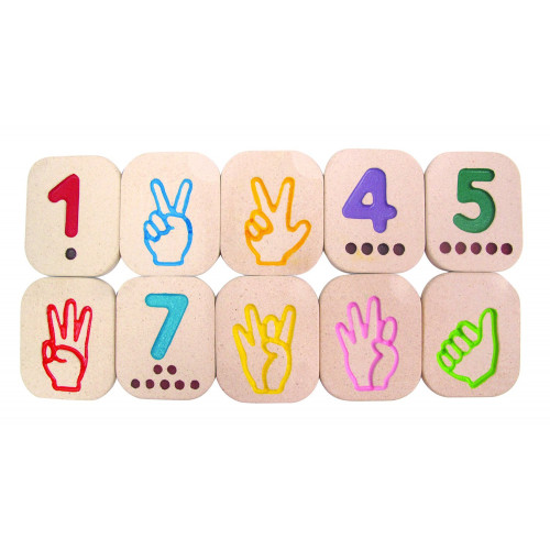 Hand Sign Numbers 1-10