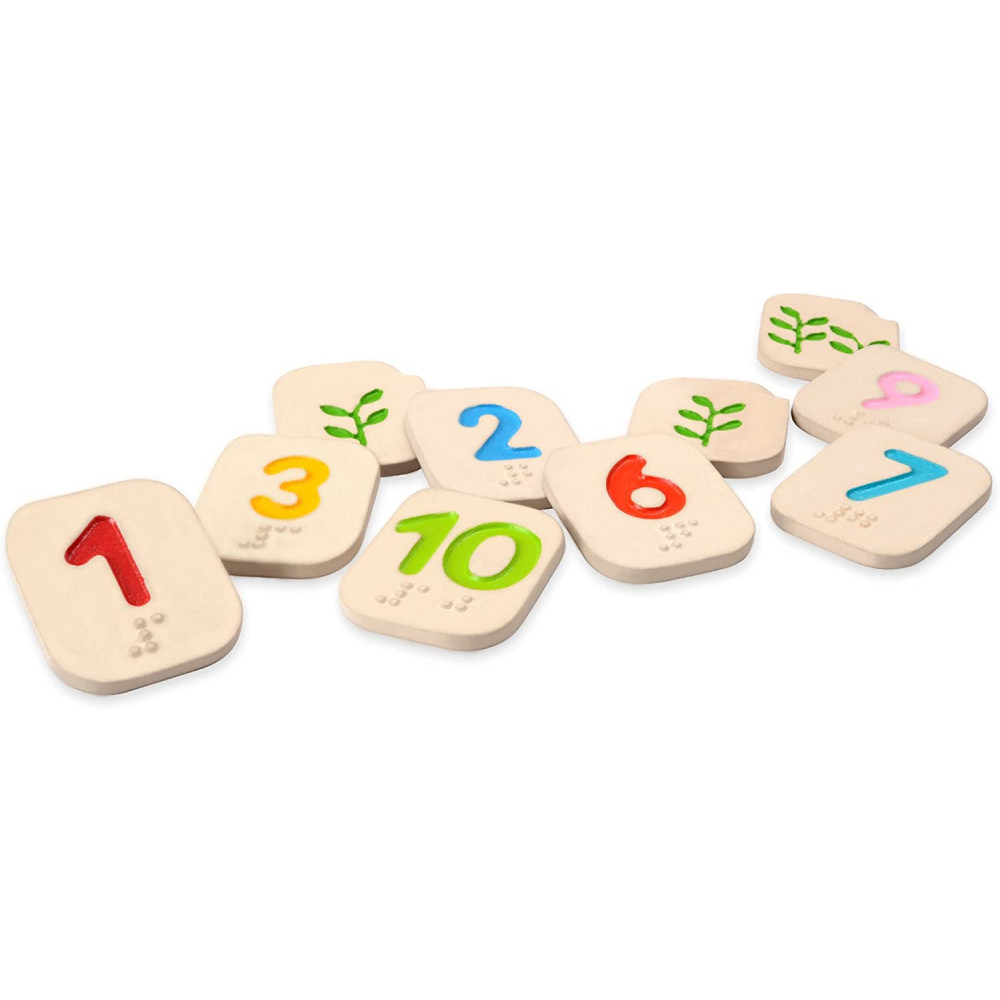 Plan Toys Braille Numbers 1-10