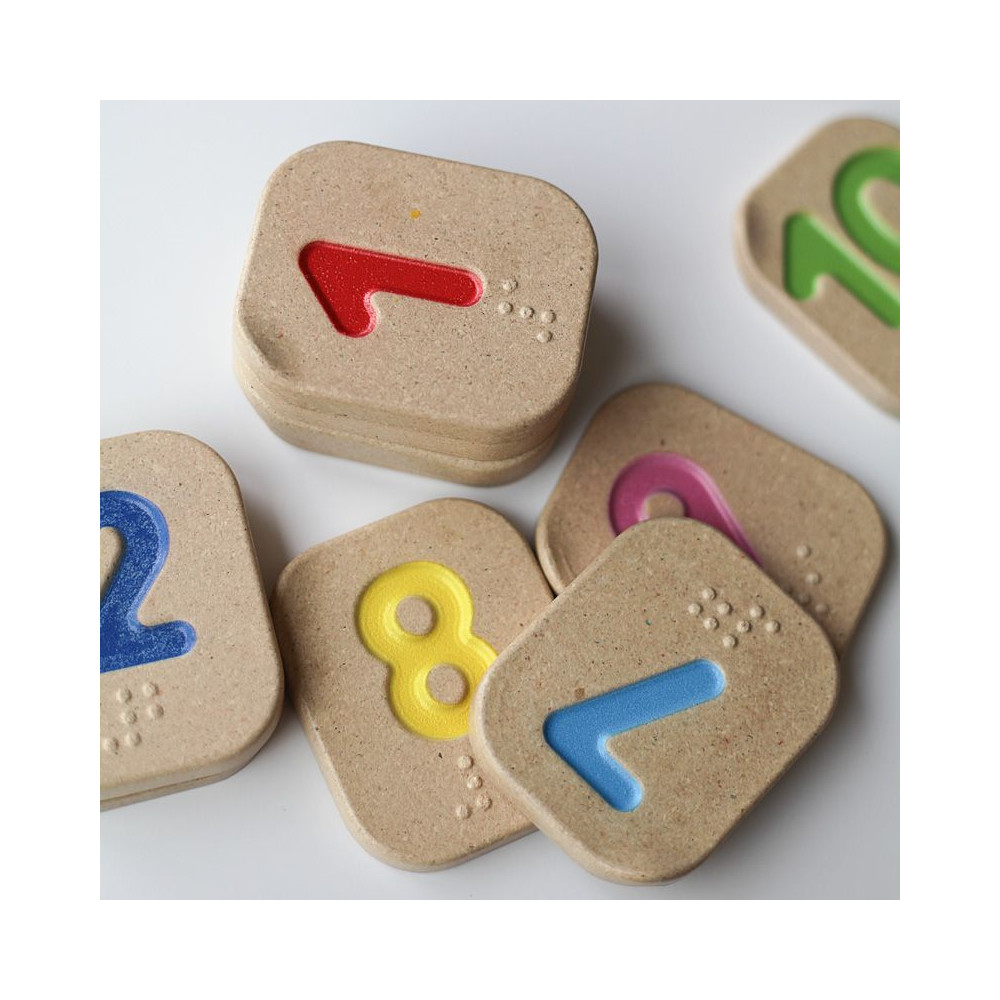 Plan Toys Braille Numbers 1-10