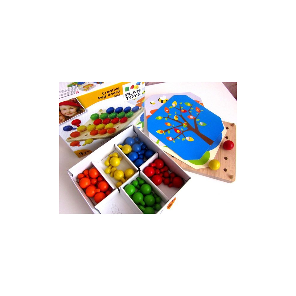 plan toys creative peg board