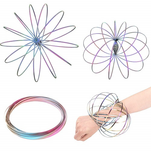Spring Flex Rainbow Ring Toy