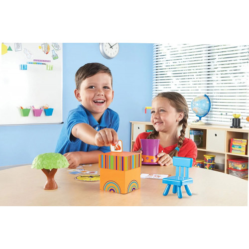 Fox in the Box Positional Words Activity Set