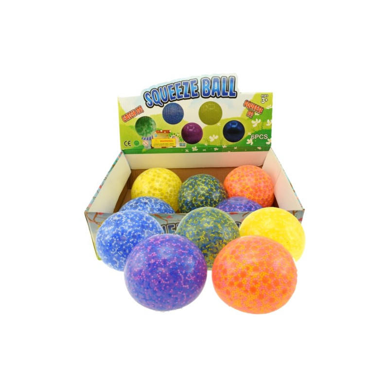 Large Squeeze Foam Beadball (10cm)