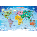 Map of the World Large Floor Puzzle