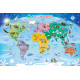 Map of the World Large Floor Puzzle