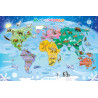 Map of the World Large Floor Puzzle