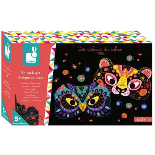 Scratch Art Animal Mask - Janod