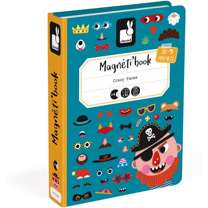 Magnetibook Crazy Face Boy