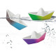 Colour Changing Origami Boats