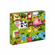 Janods-Tactile Puzzle ' Farm Animals' 20pcs