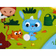 Janods-Tactile Puzzle ' Farm Animals' 20pcs