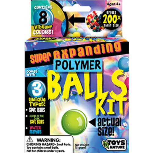 Super Expanding Polymer Balls