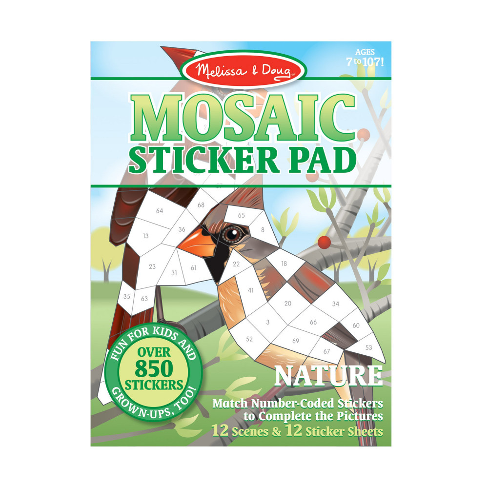 Mosaic Sticker Pad (Nature) Melissa & Doug