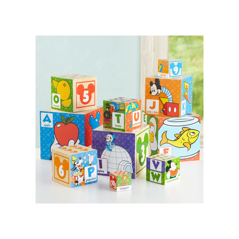 Nesting & Stacking Blocks Mickey Mouse ABC123