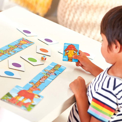 Giraffes in Scarves counting &amp; Matching Game - Orchard Toys