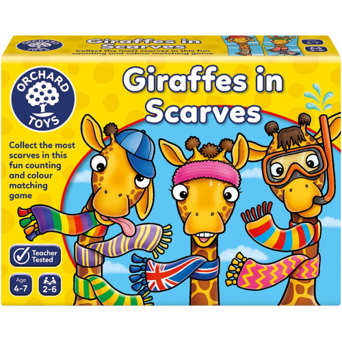 Giraffes in Scarves Counting & Matching Game - Orchard Toys