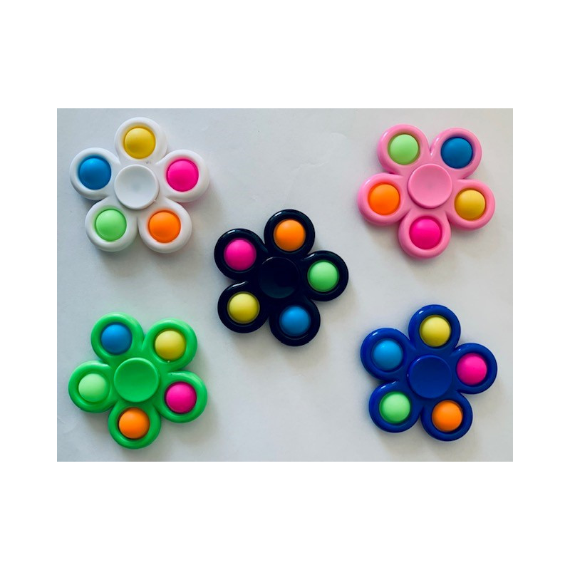 Snap Spinners Flower Fidget Design