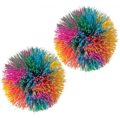 Rainbow Pom Pom Ball - Toysmith