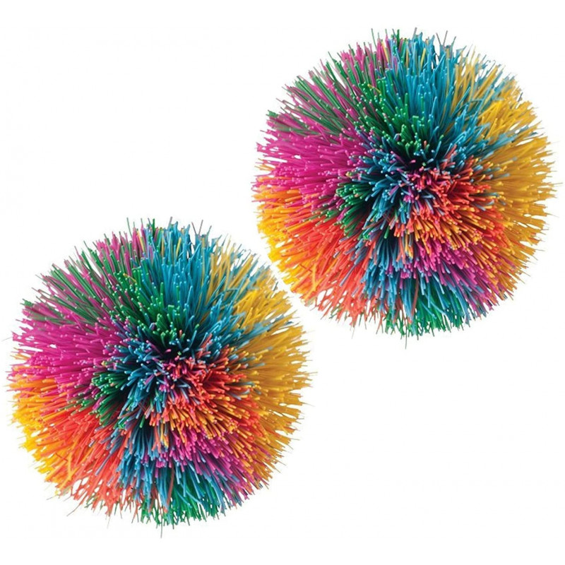 Rainbow Pom Pom Ball - Toysmith