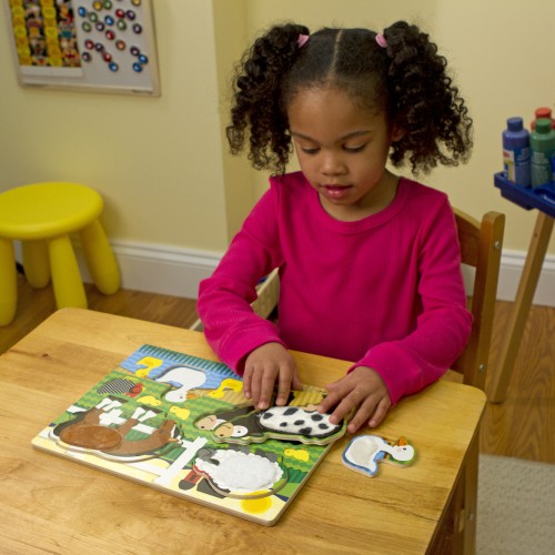 Farm Touch and Feel Puzzle - 4 Pieces