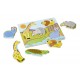 Zoo Animals Touch and Feel Puzzle - 5 Pieces