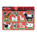 Farm Animals Sound Puzzle (8 Pieces) - Melissa & Doug